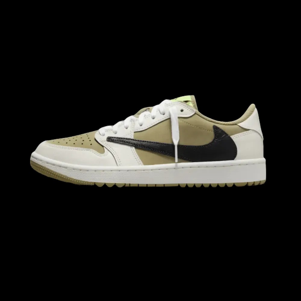 Air Jordan 1 Low Golf 'Neutral Olive' x Travis Scott - HypeFly India View 2