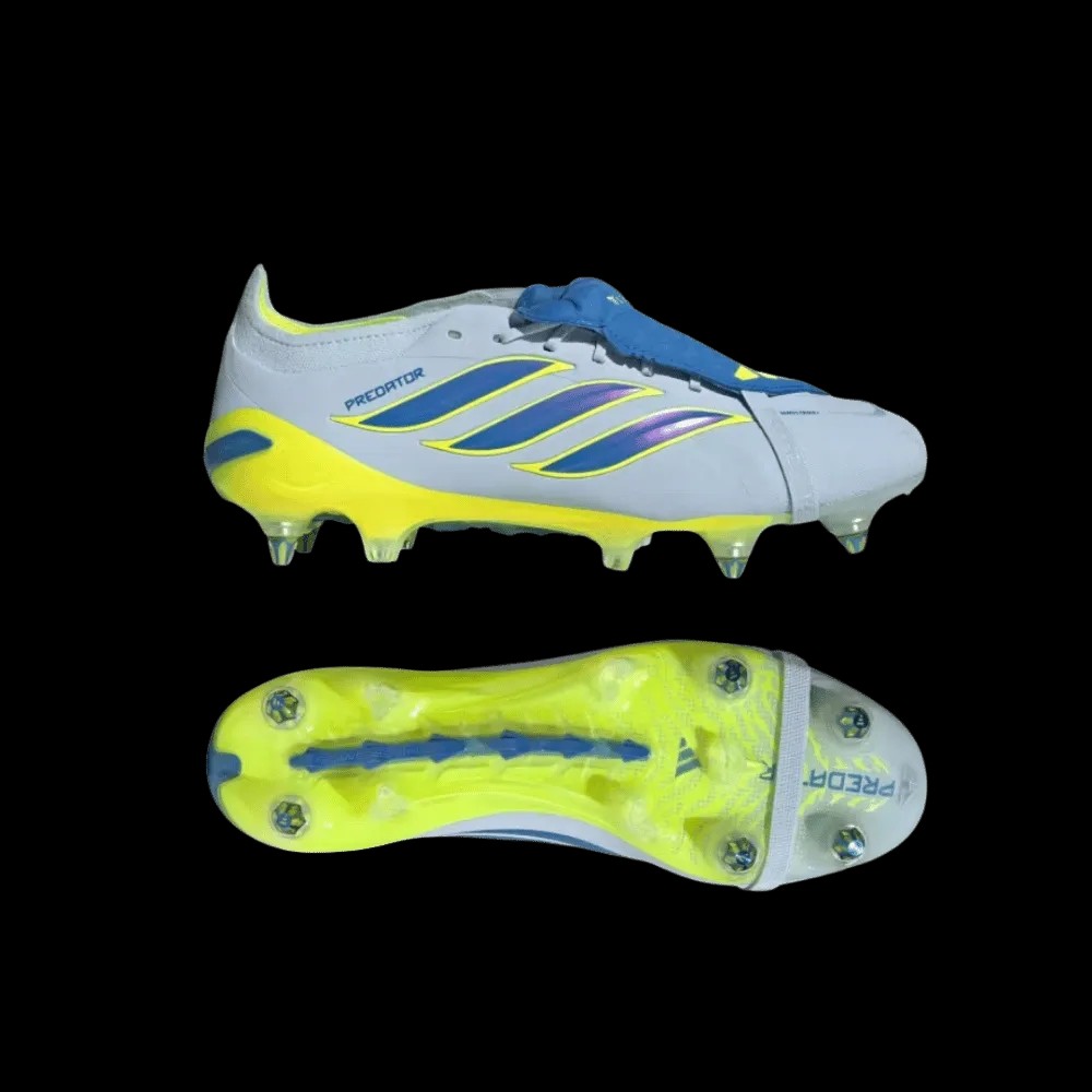 Adidas Predator Elite Fold-Over Tongue Soft Ground Soccer Cleats Crystal Sky  - HypeFly India View 4