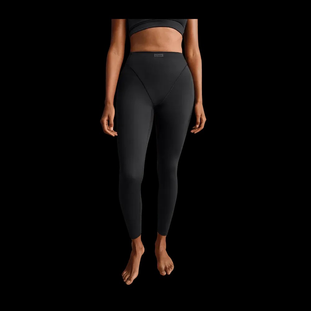 Nike X Skims Matte Women's High-Waisted V-Line 26" Leggings  Obsidian - HypeFly India View 1