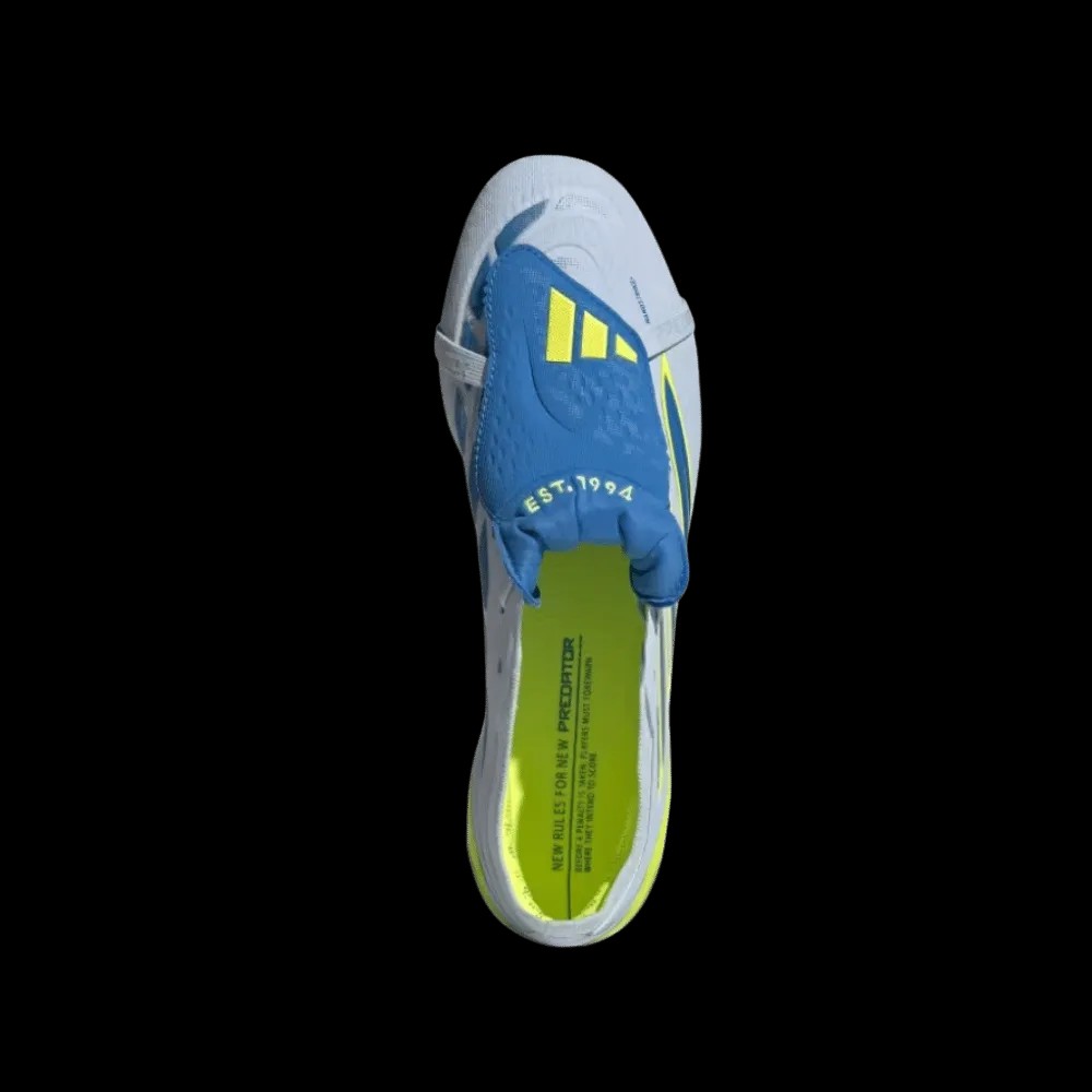 Adidas Predator Elite Fold-Over Tongue Soft Ground Soccer Cleats Crystal Sky  - HypeFly India View 2