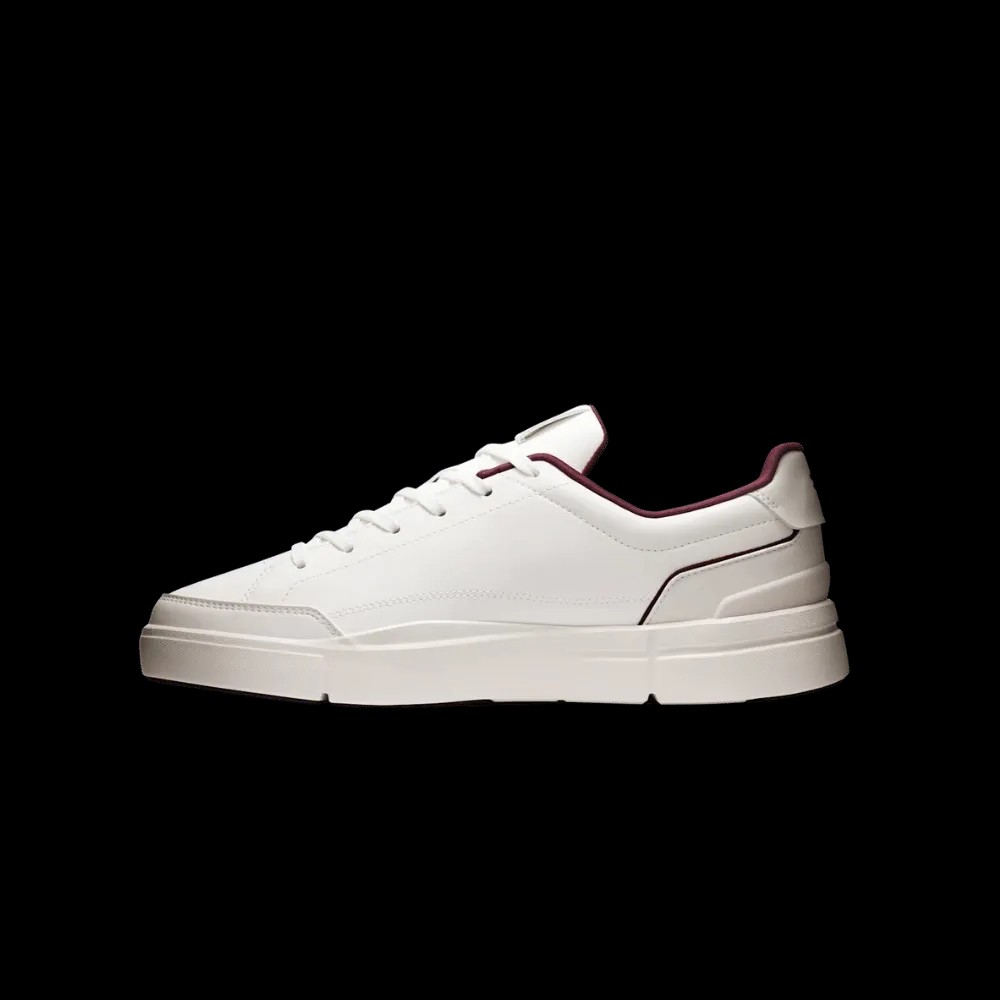 On Running THE ROGER Centre Court Ivory | Maroon - HypeFly India View 4