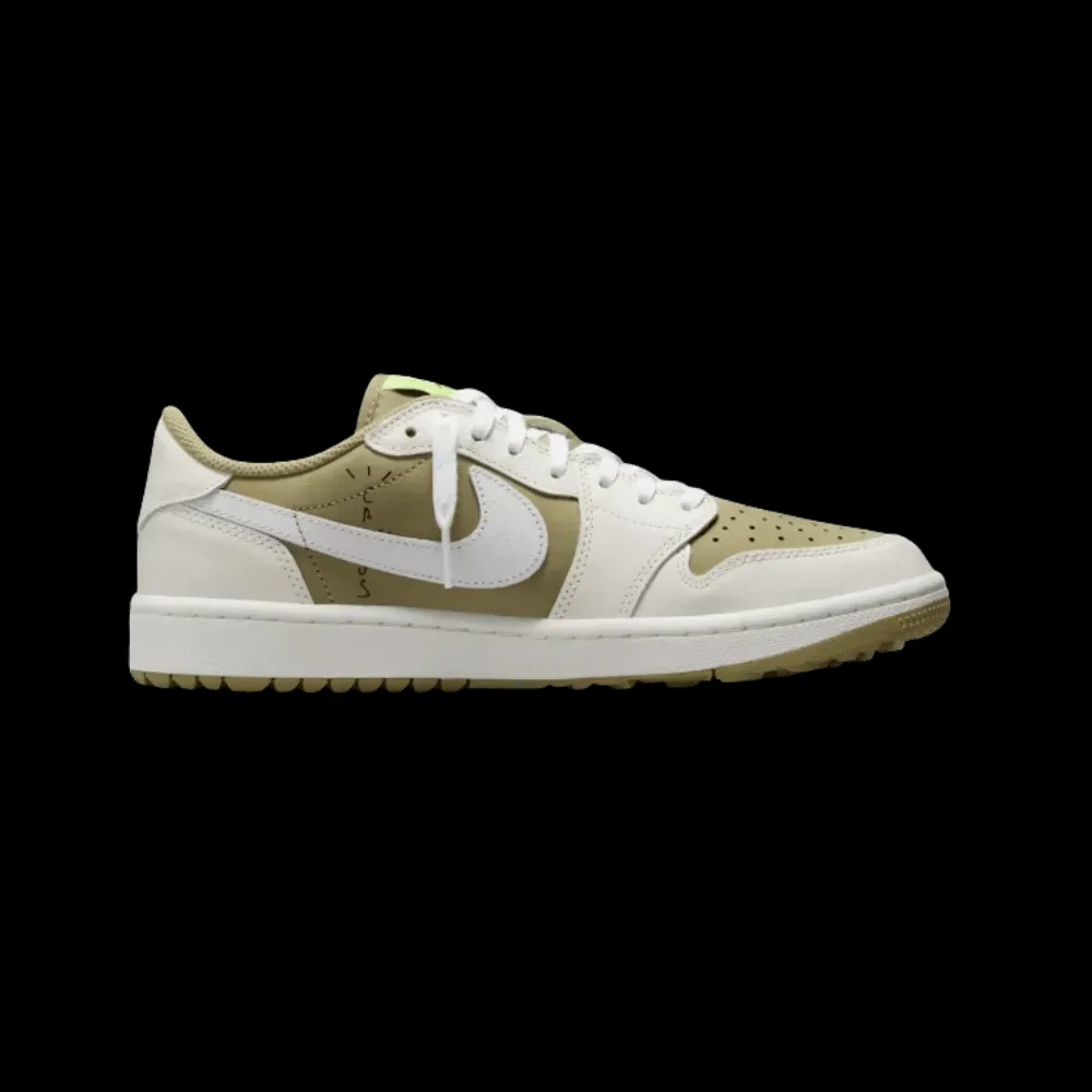 Air Jordan 1 Low Golf 'Neutral Olive' x Travis Scott - HypeFly India View 1