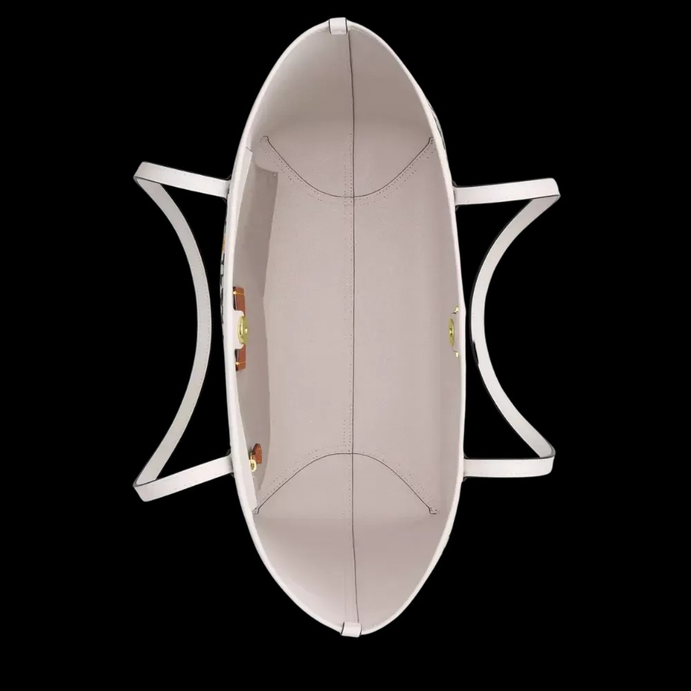 Coach City Tote Bag With Floral Print Deep Blue - HypeFly India View 4