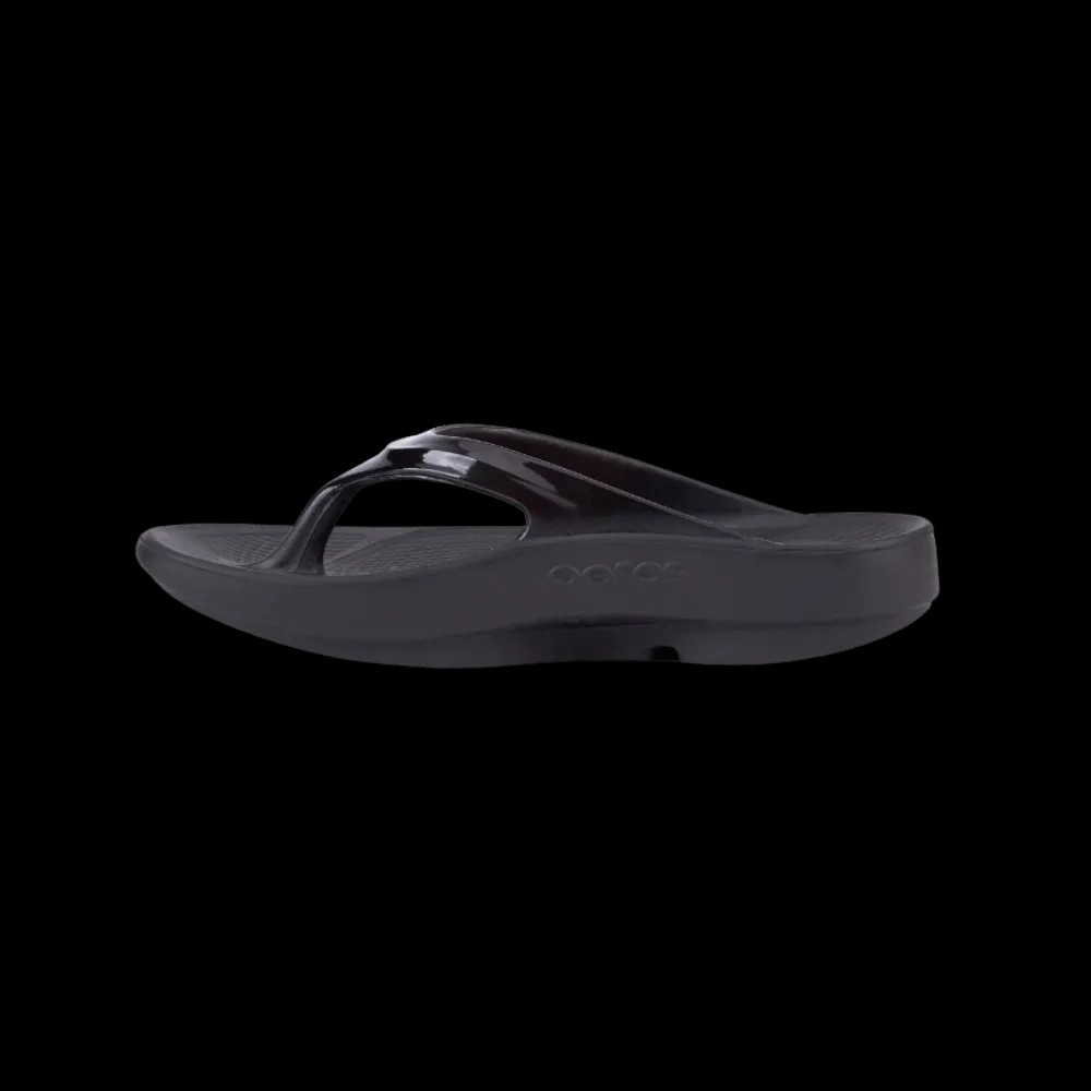 Oofos OOlala Sandal - Black - HypeFly India View 3