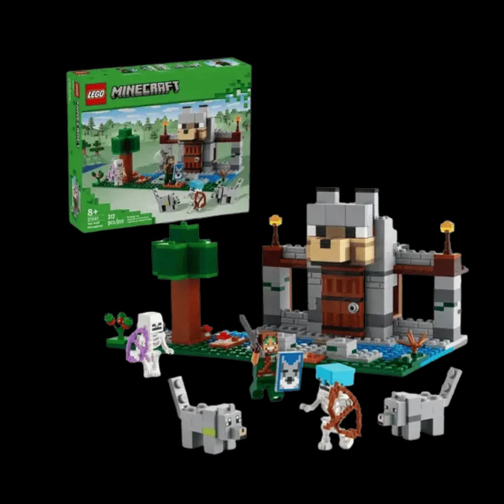 Lego Minecraft The Wolf Stronghold - HypeFly India View 1