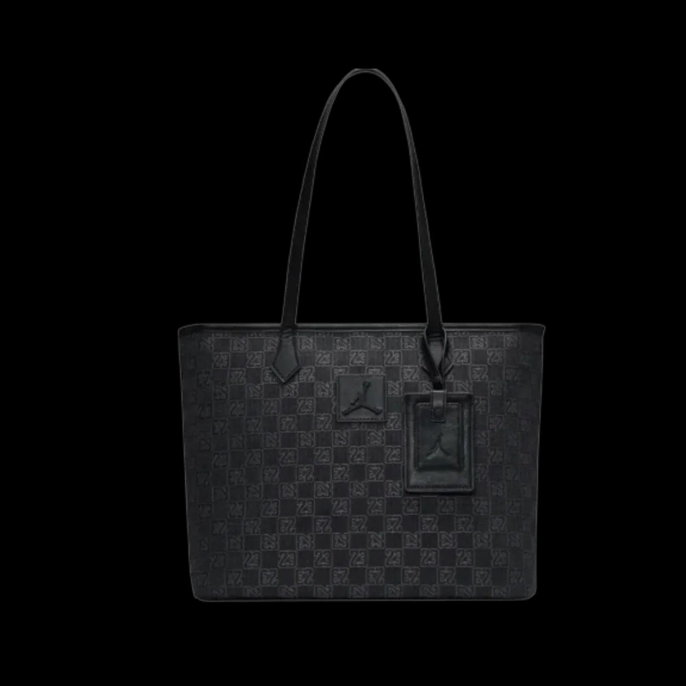 Jordan Monogram Tote 32L Bag - Black - HypeFly India View 1
