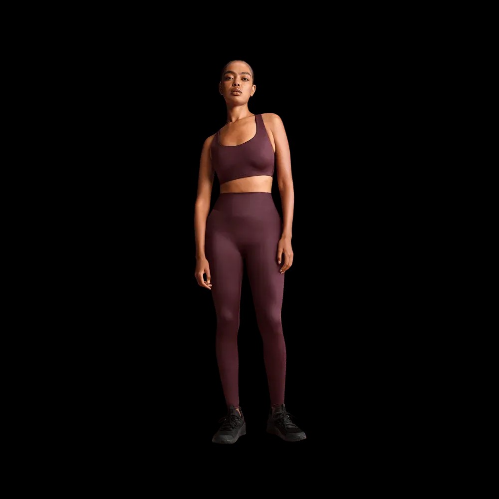 Nike x Skims Shine Women's High-Waisted Bonded 26" Leggings CURRANT - HypeFly India View 3