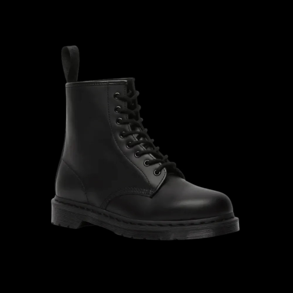 Dr Martens 1460 Mono Smooth Leather Lace Up Boots Black - HypeFly India View 3