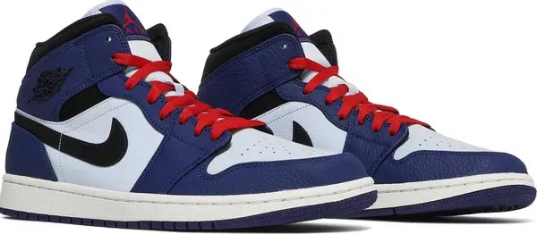Air Jordan 1 Retro Mid SE 'Deep Royal Blue' - HypeFly India View 2