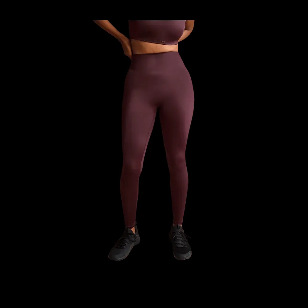 Nike x Skims Shine Women's High-Waisted Bonded 26" Leggings CURRANT - HypeFly India View 1