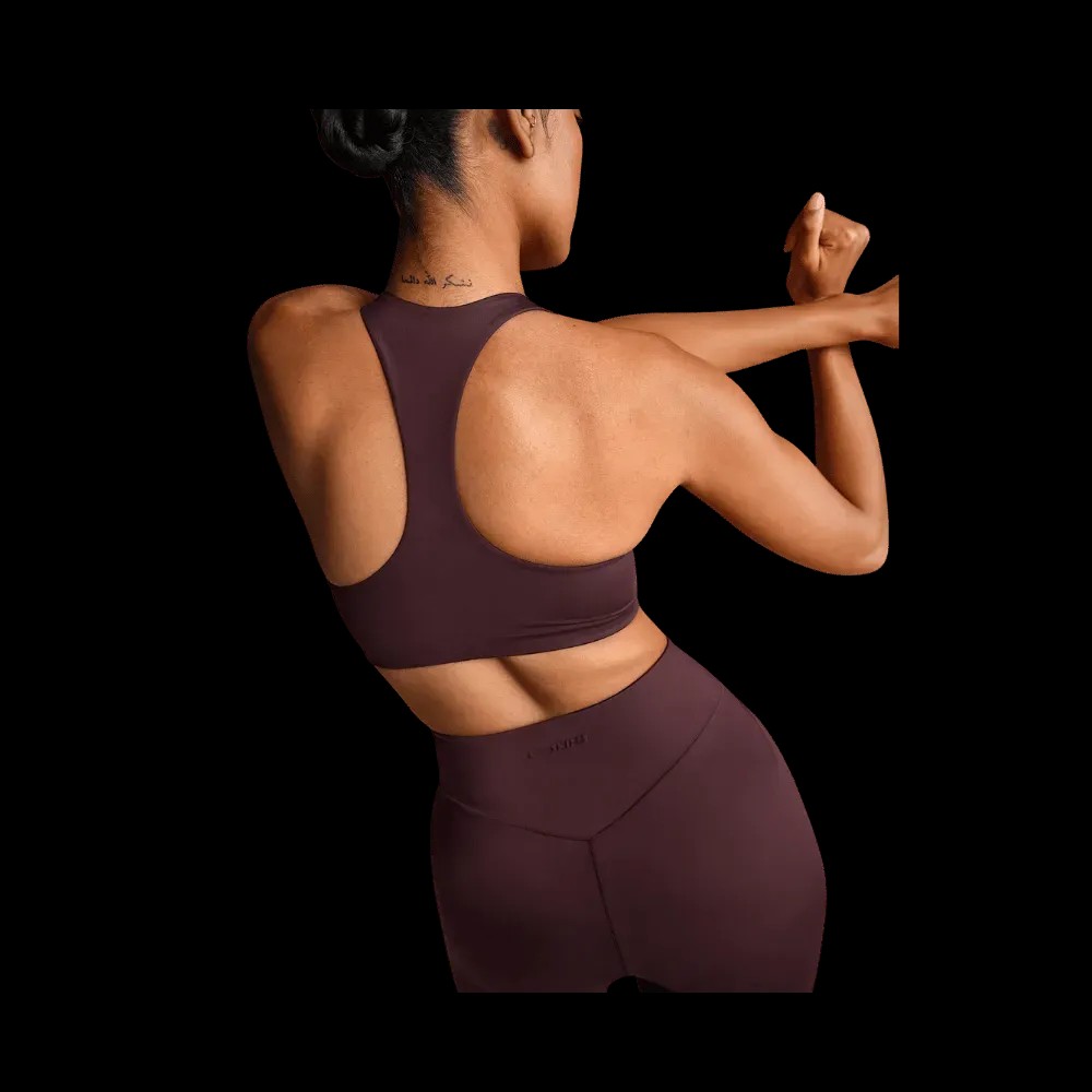Nike X Skims Shine Women's Racerback Bra CURRANT - HypeFly India View 2