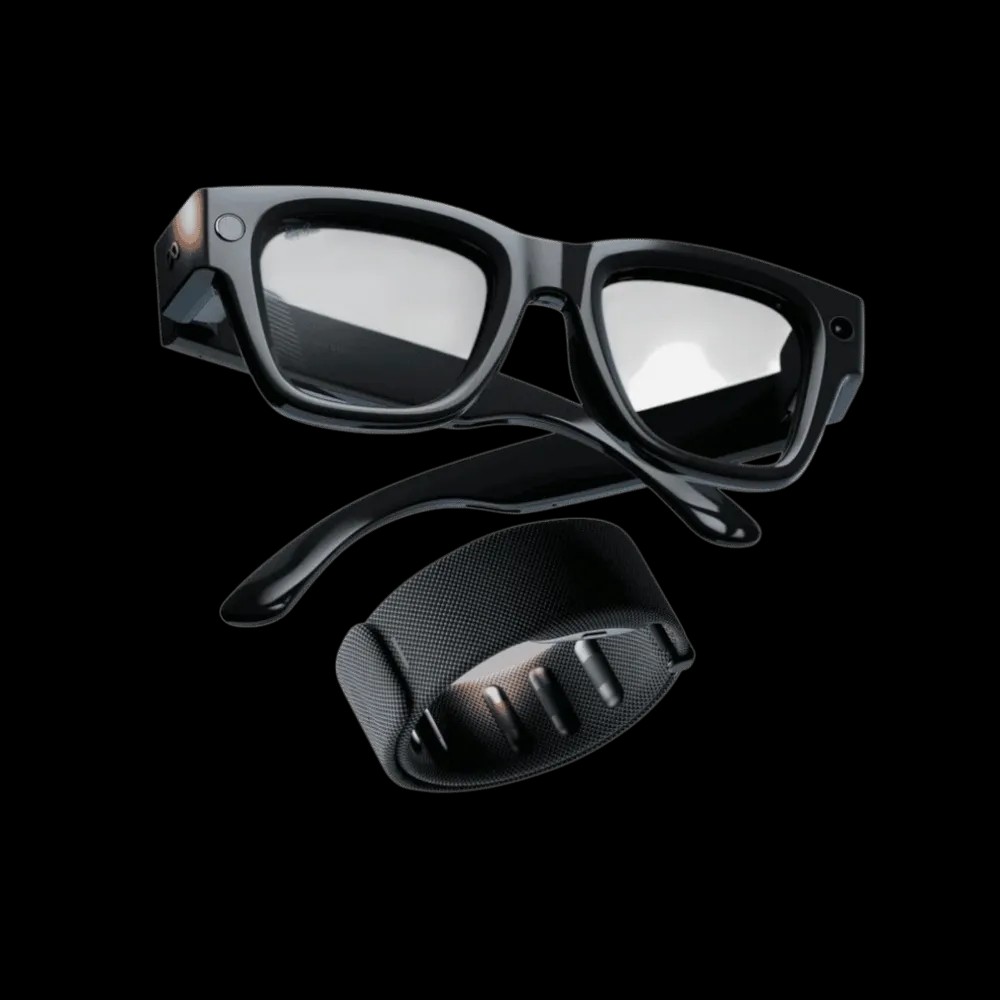 Meta x Ray-Ban Display & Neural Band AI Glasses - Black (Standard Frame) - HypeFly India View 1