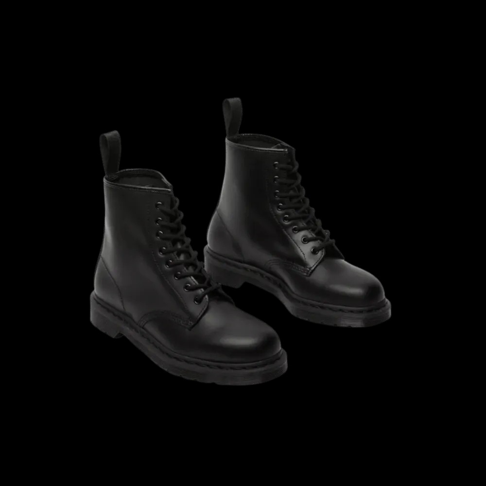 Dr Martens 1460 Mono Smooth Leather Lace Up Boots Black - HypeFly India View 2