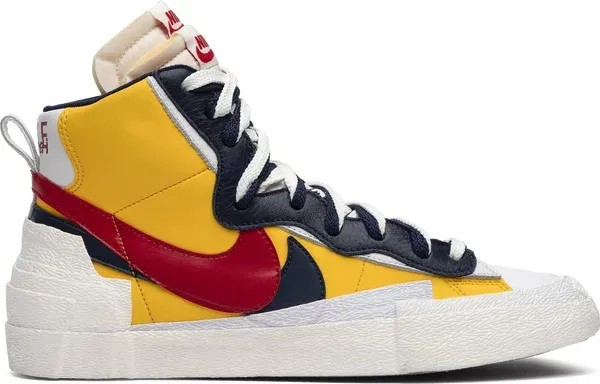 Nike Sacai x Blazer Mid 'Maize Navy' - HypeFly India View 1