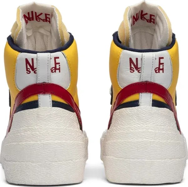 Nike Sacai x Blazer Mid 'Maize Navy' - HypeFly India View 3