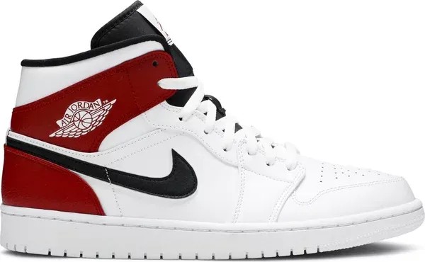 Air Jordan 1 Mid 'White Chicago' - HypeFly India View 1