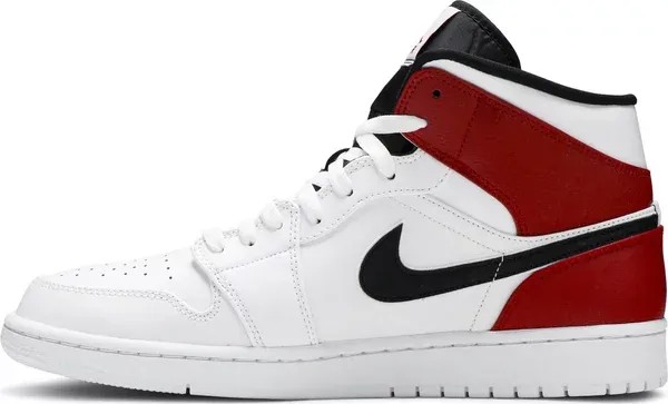 Air Jordan 1 Mid 'White Chicago' - HypeFly India View 4
