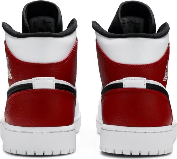 Air Jordan 1 Mid 'White Chicago' - HypeFly India View 3