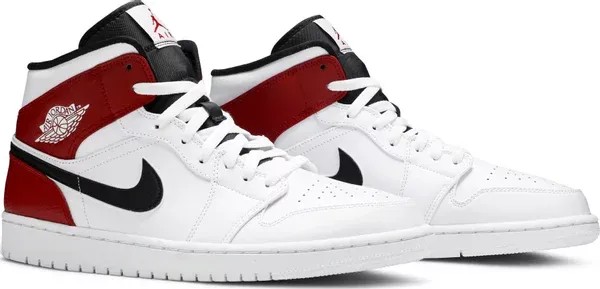 Air Jordan 1 Mid 'White Chicago' - HypeFly India View 2