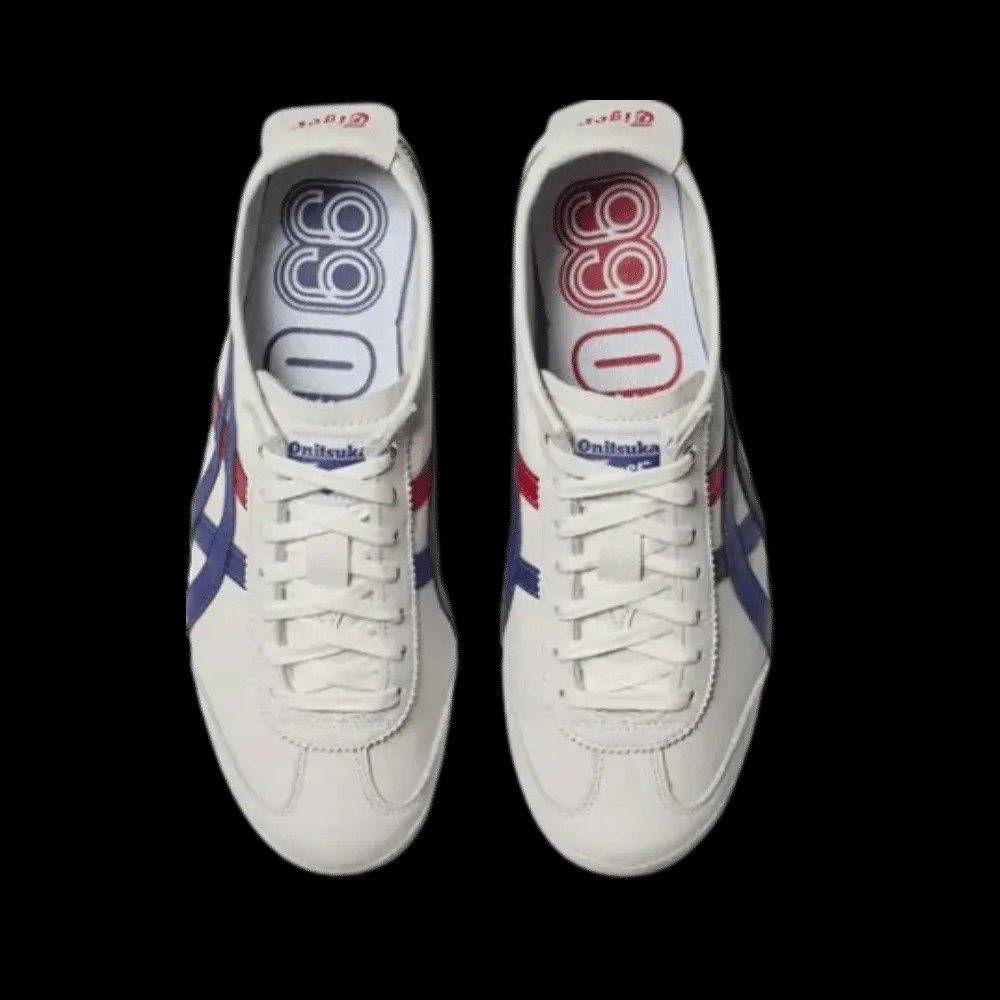 Onitsuka Tiger Mexico 66 White Blue Red Metallic Gold - HypeFly India View 4