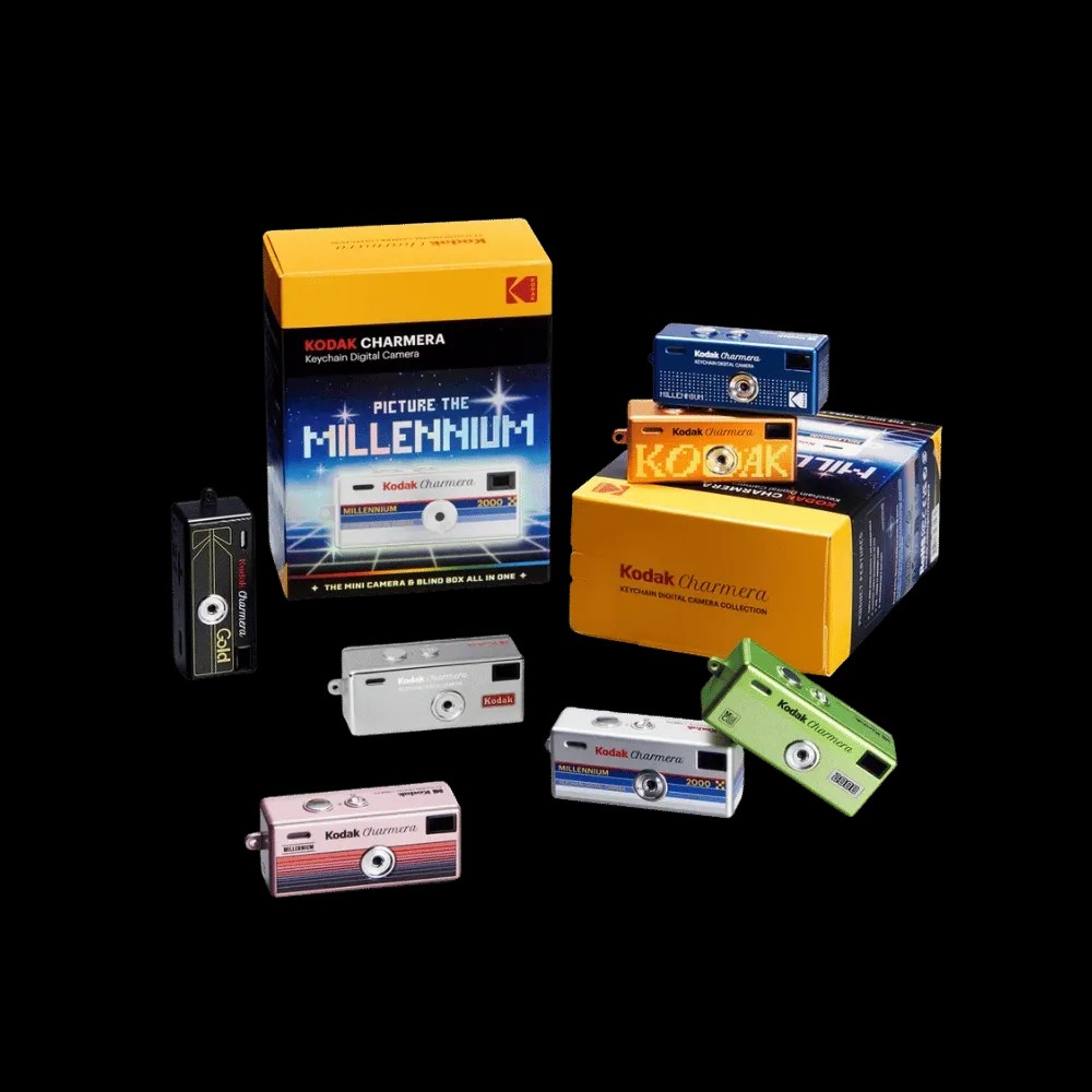 BUY 1 GET 1 FREE - Kodak Charmera Keychain Digital Camera Blind Box Collection - Millenium - HypeFly India View 2