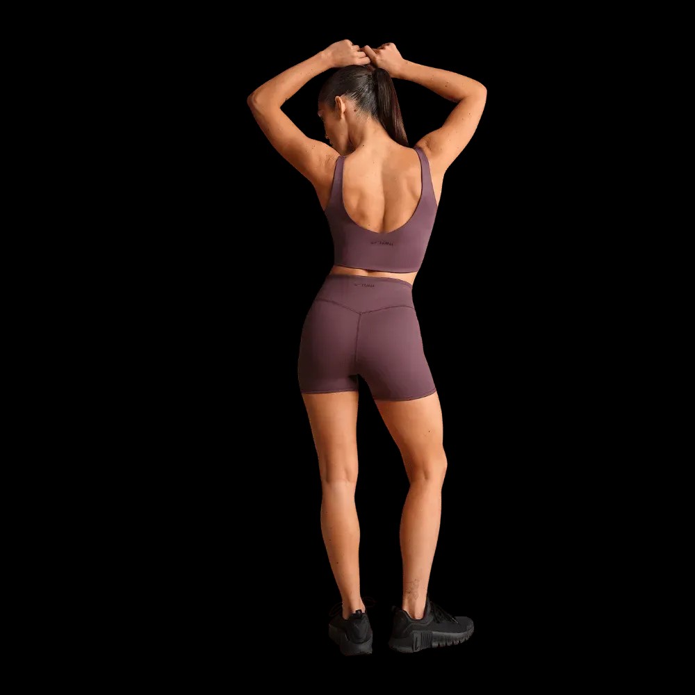 Nike X Skims Matte Women's High-Waisted 3" Boyshorts CURRANT - HypeFly India View 2