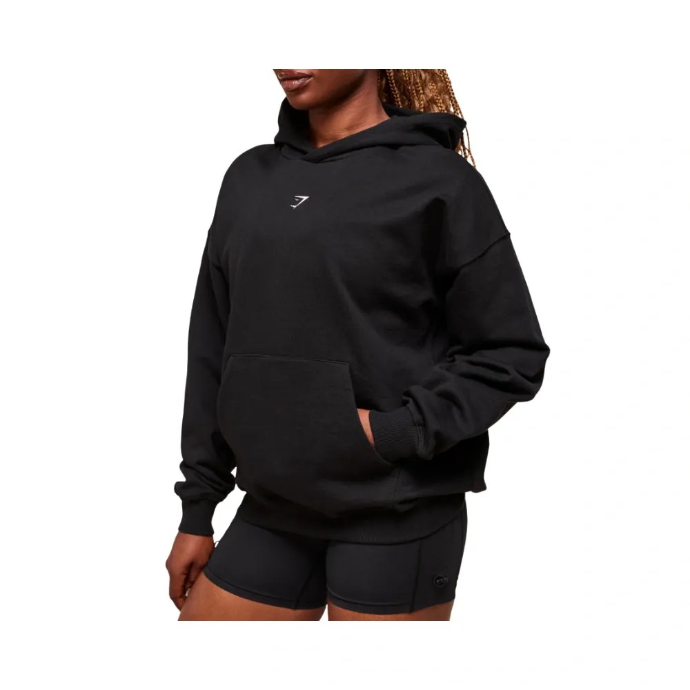 Gymshark Dump Truck Graphic Hoodie Black - HypeFly India View 5