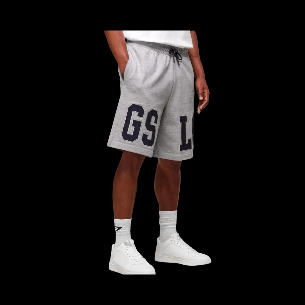 GymShark GSLC 9" Short Light Grey Core Marl - HypeFly India View 3