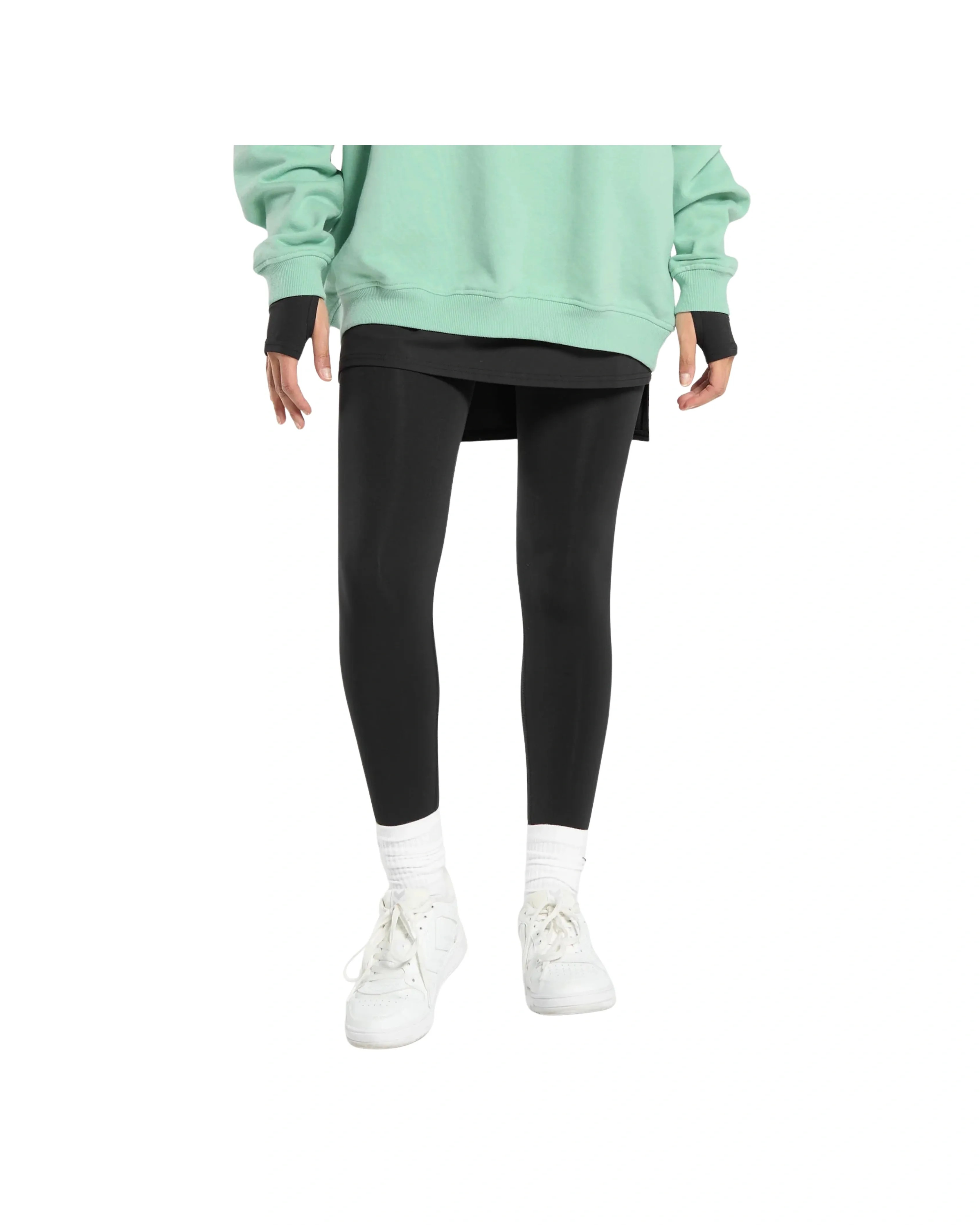 Gymshark Everyday Seamless Leggings Black - HypeFly India View 4