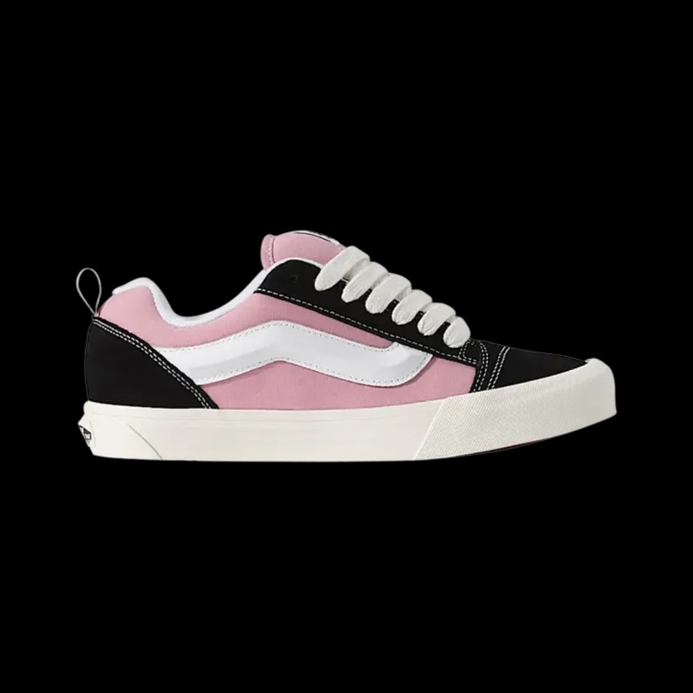 Vans Knu Skool Shoe Black And Pink - HypeFly India View 1
