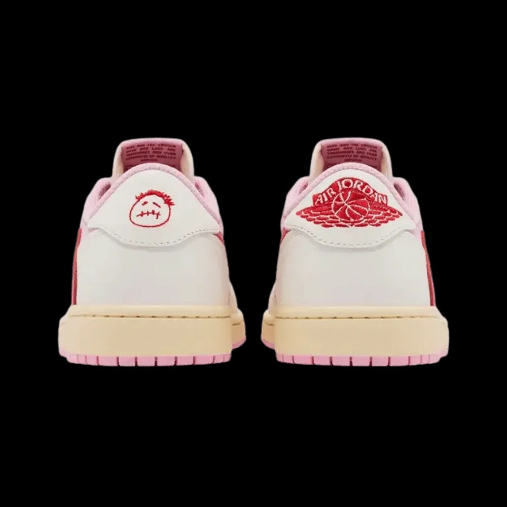Travis Scott x Air Jordan 1 Retro Low OG 'Sail Tropical Pink' - HypeFly India View 4