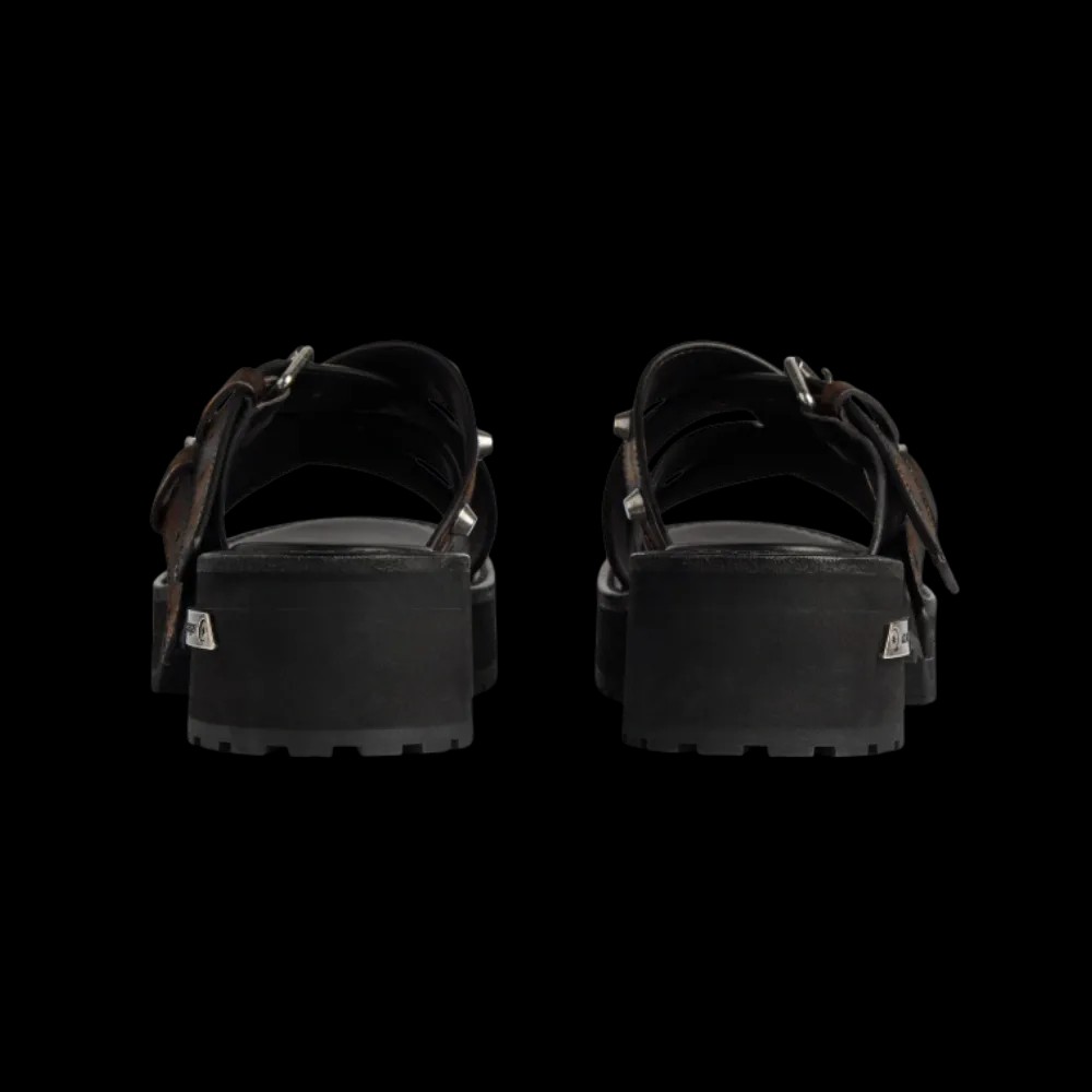 Balenciaga Venom Open Mule In Brown - HypeFly India View 2