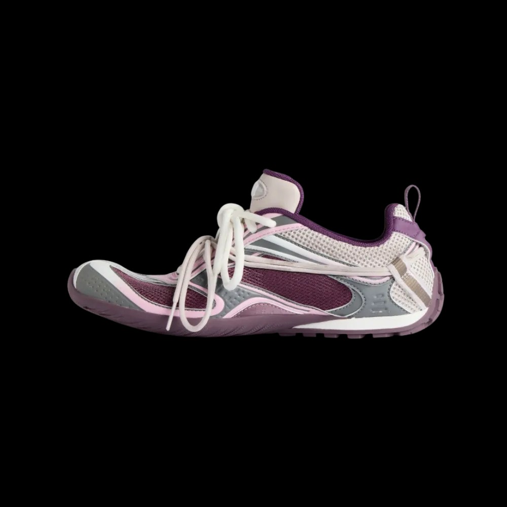 Balenciaga Radar Gradient Lines Sneaker In Purple - HypeFly India View 3