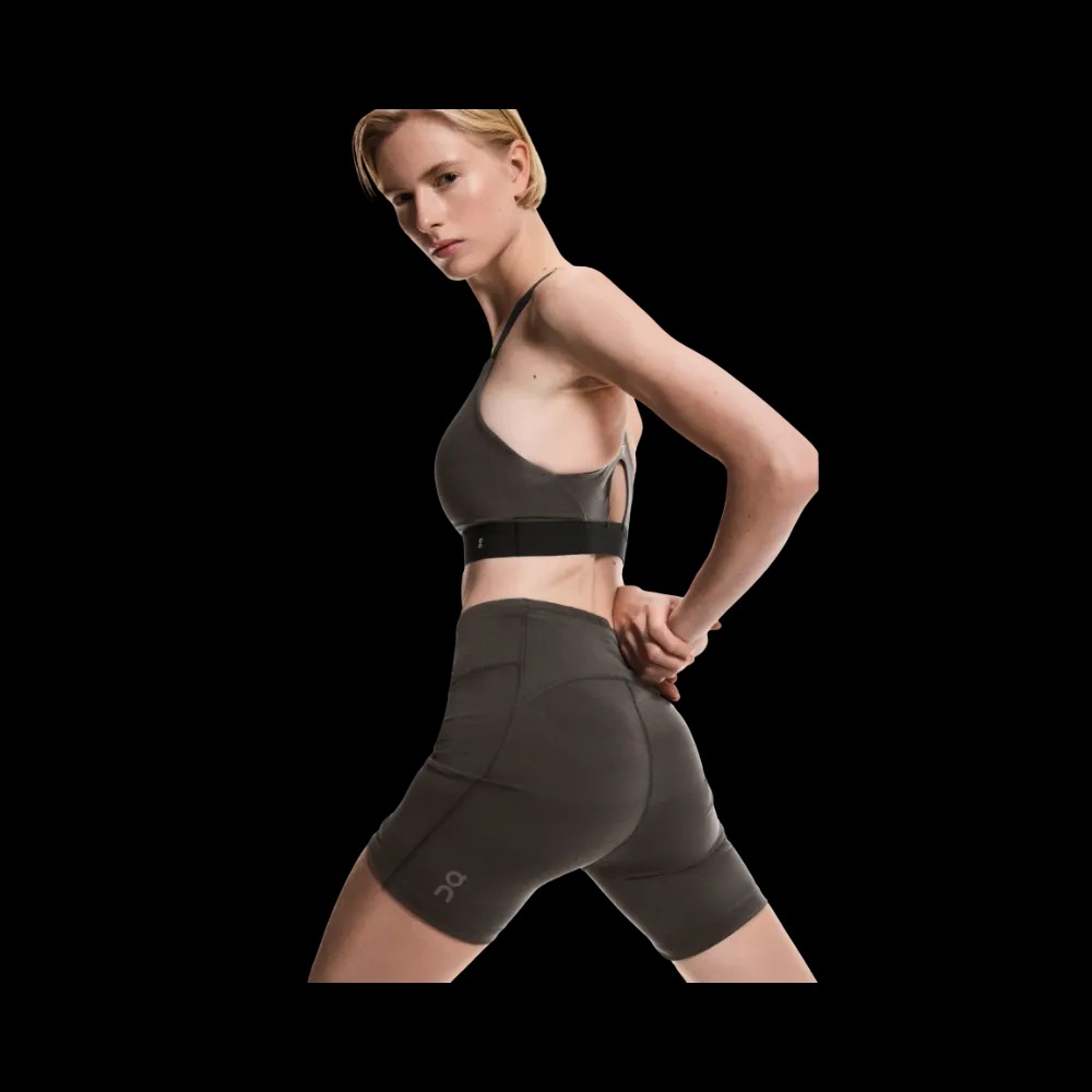 On Short Tights Erewhon Espresso | Black - HypeFly India View 2