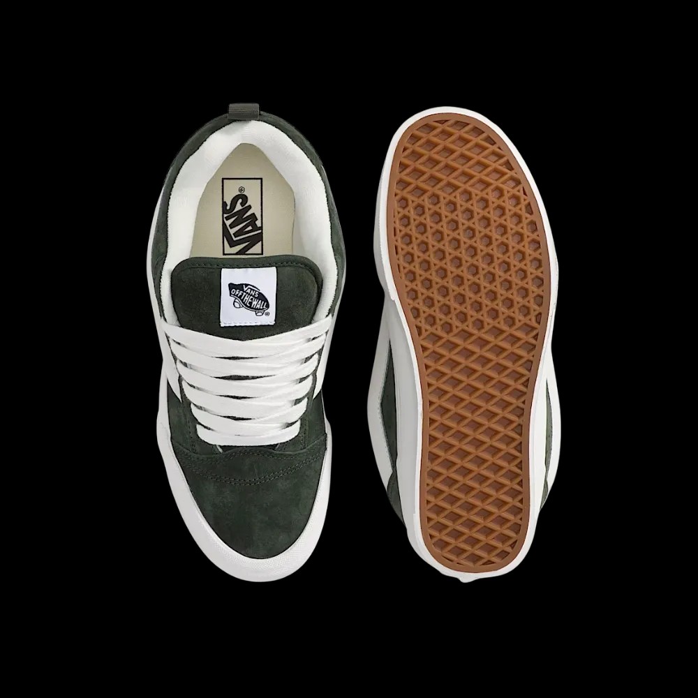 Vans Knu Skool Shoe Dried Kelp Green - HypeFly India View 3