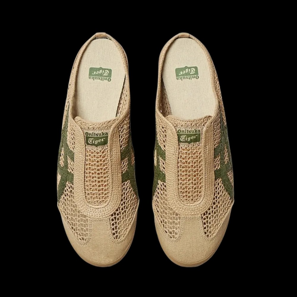 Onitusuka Tiger Mexico 66 Sabot 'Beige Green' - HypeFly India View 4