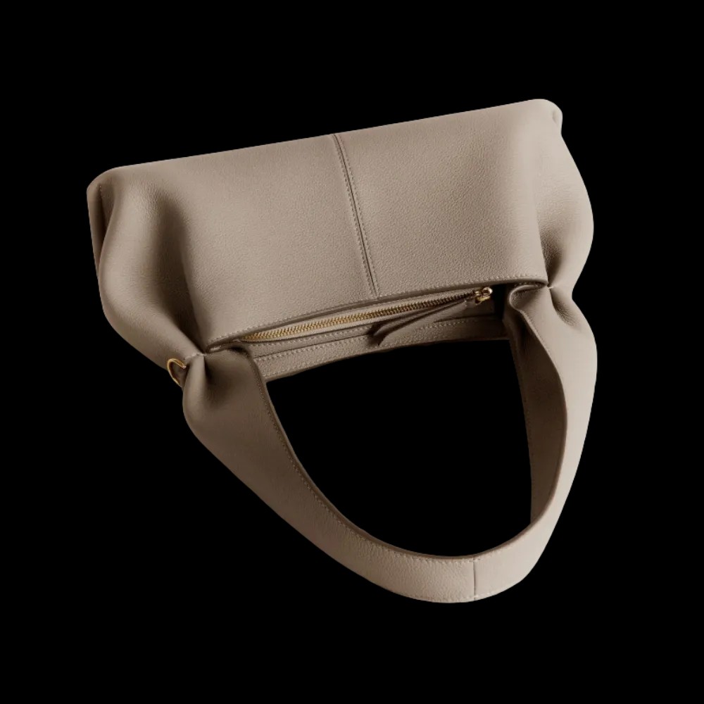 Polène Numéro Neuf East West Textured Taupe - HypeFly India View 4