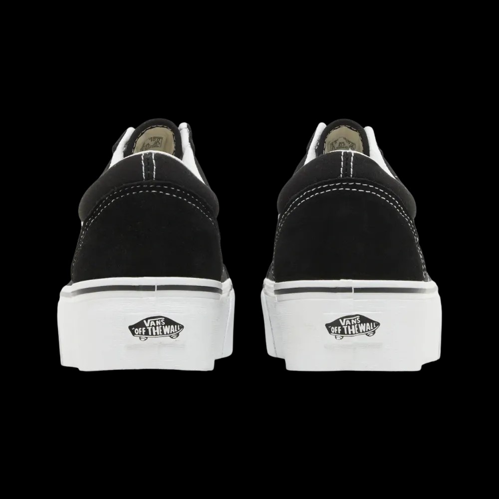 Vans Old Skool Platform Shoe Black And White - HypeFly India View 4