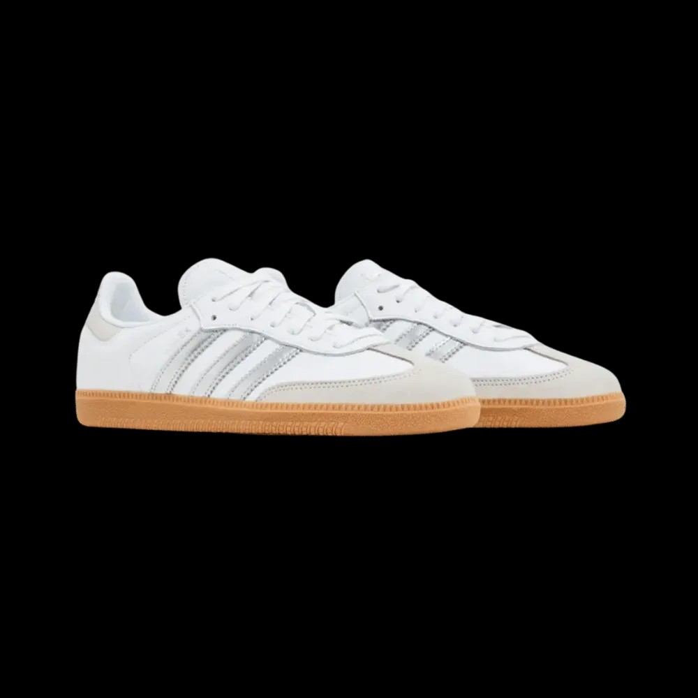 Samba OG 'White Silver Metallic Grey' - HypeFly India View 3