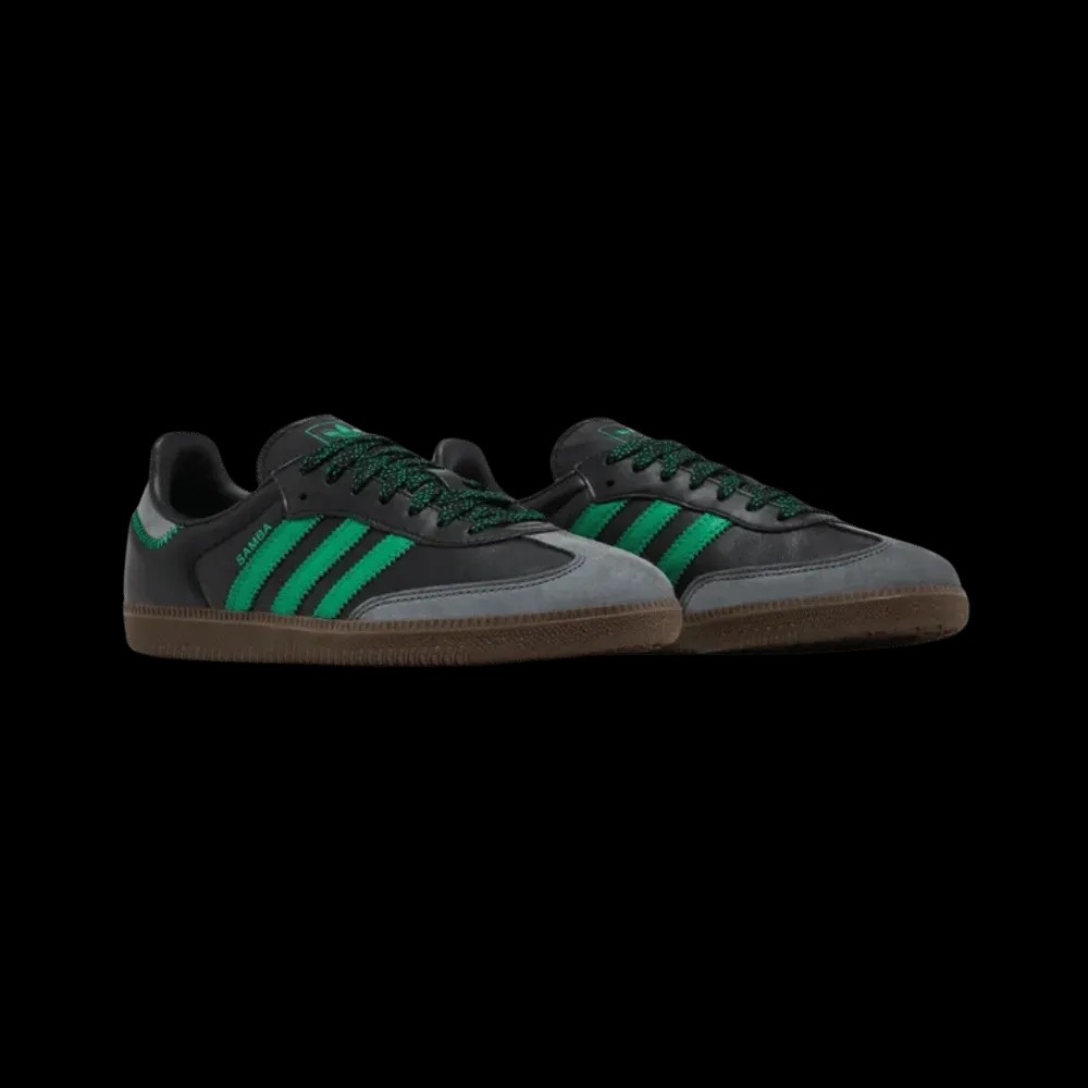 Samba OG 'Black Green' - HypeFly India View 2