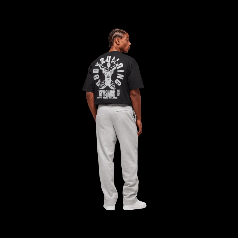 Gymshark Lifting Club Flex T-Shirt Oversized Fit Black - HypeFly India View 5