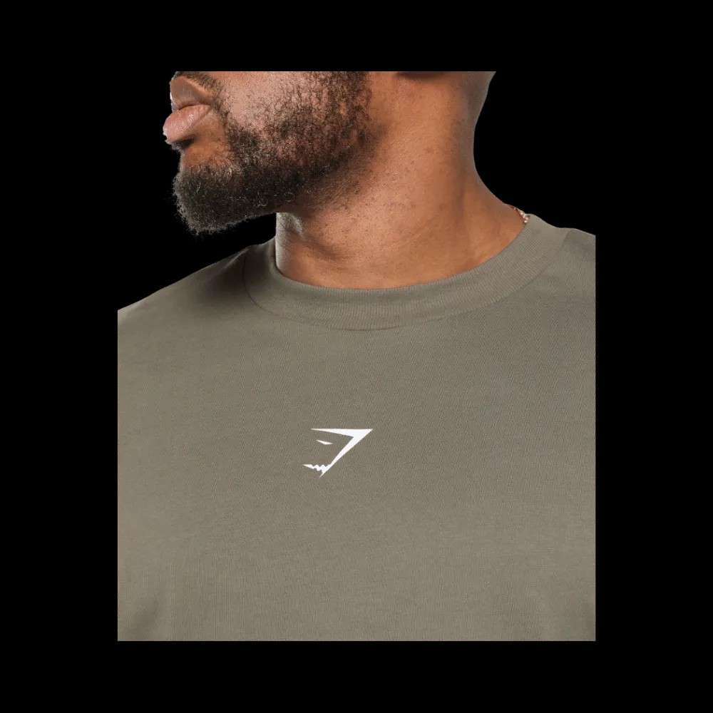 Gymshark Training Dept. T-Shirt Oversized Fit Camo Brown - HypeFly India View 5