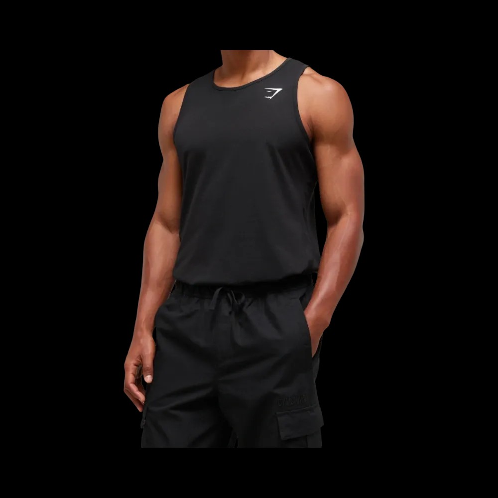 Gymshark Critical Tank Slim Fit Black - HypeFly India View 2