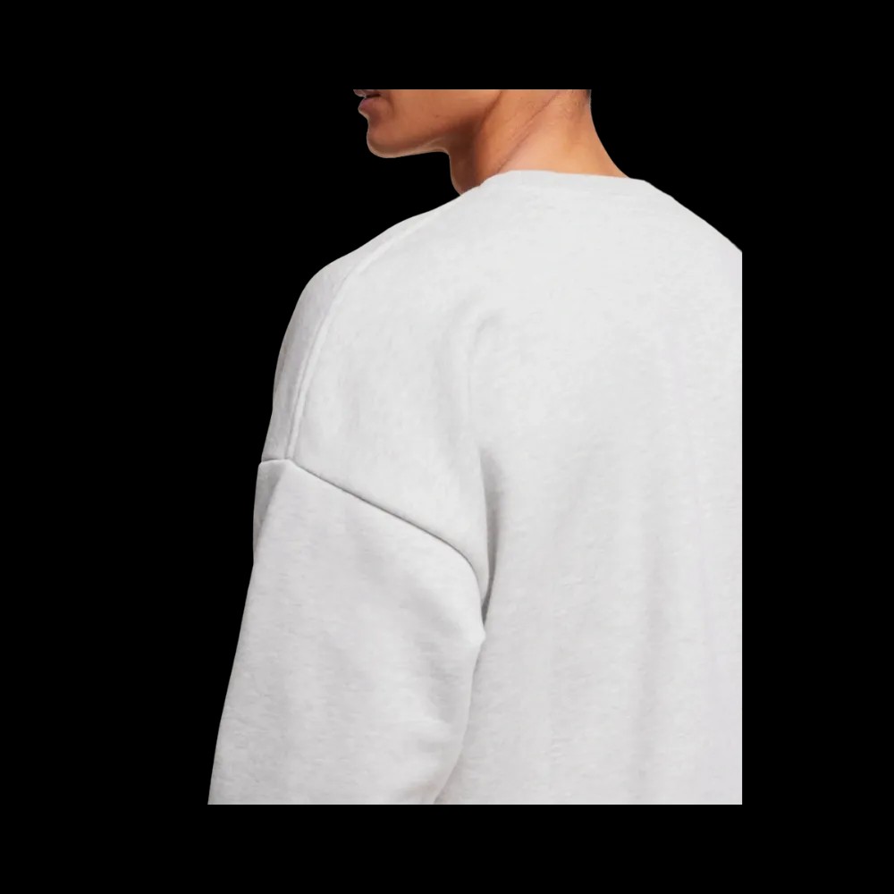 Gymshark Phys Ed Crew Oversized Fit Light Grey Marl - HypeFly India View 4