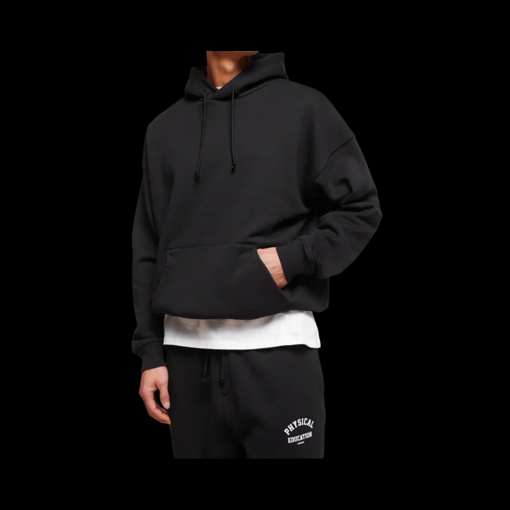 Gymshark Phys Ed Hoodie Oversized Fit Black - HypeFly India View 5