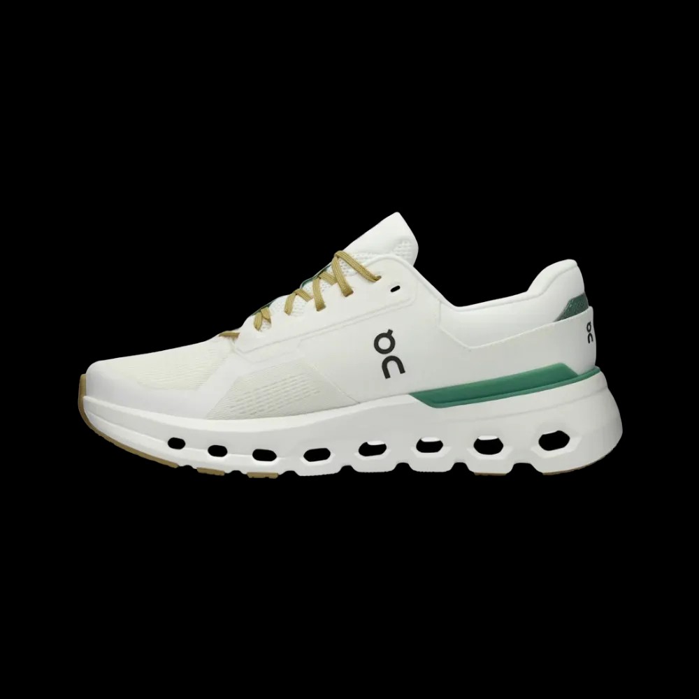 On Running Cloud Runner 2 White Green - HypeFly India View 2
