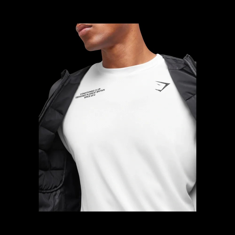 Gymshark Conditioning Club Oversized T-Shirt White - HypeFly India View 5