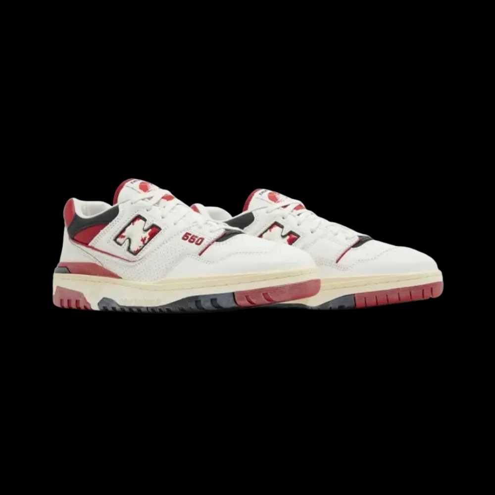 New Balance 550 Vintage Pack Team Red - HypeFly India View 2