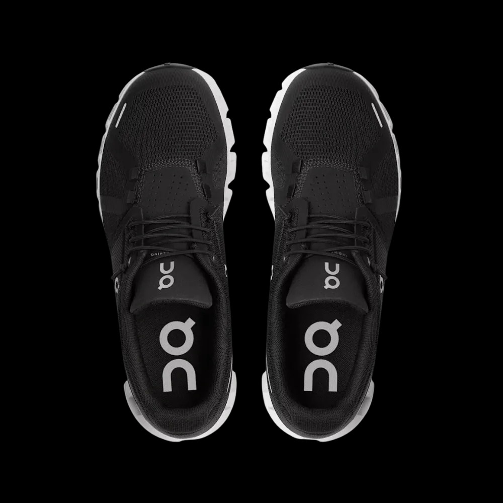 Cloud 5 Black White On Running - HypeFly India View 5