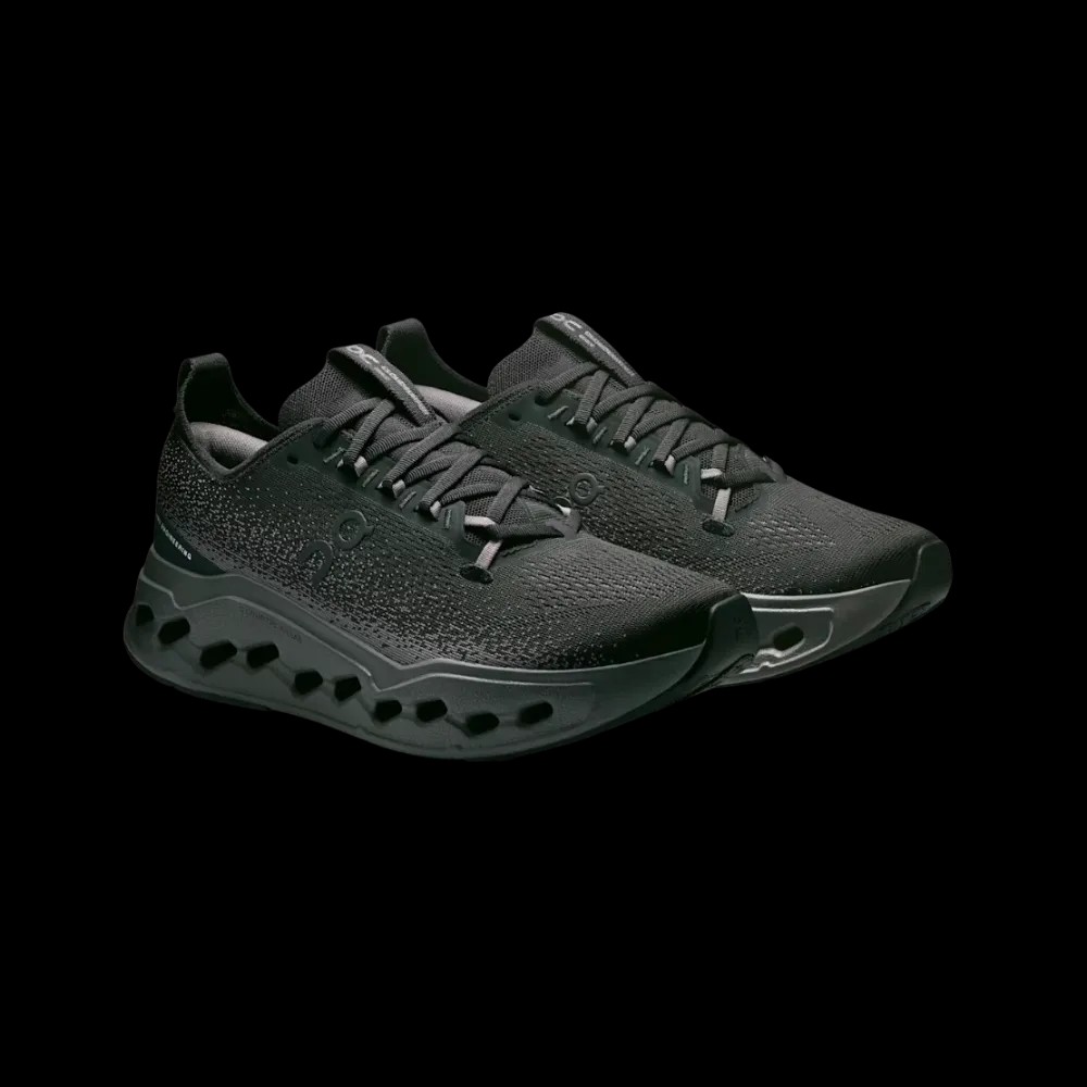 On Running Cloudsurfer Max Black | Eclipse - HypeFly India View 3